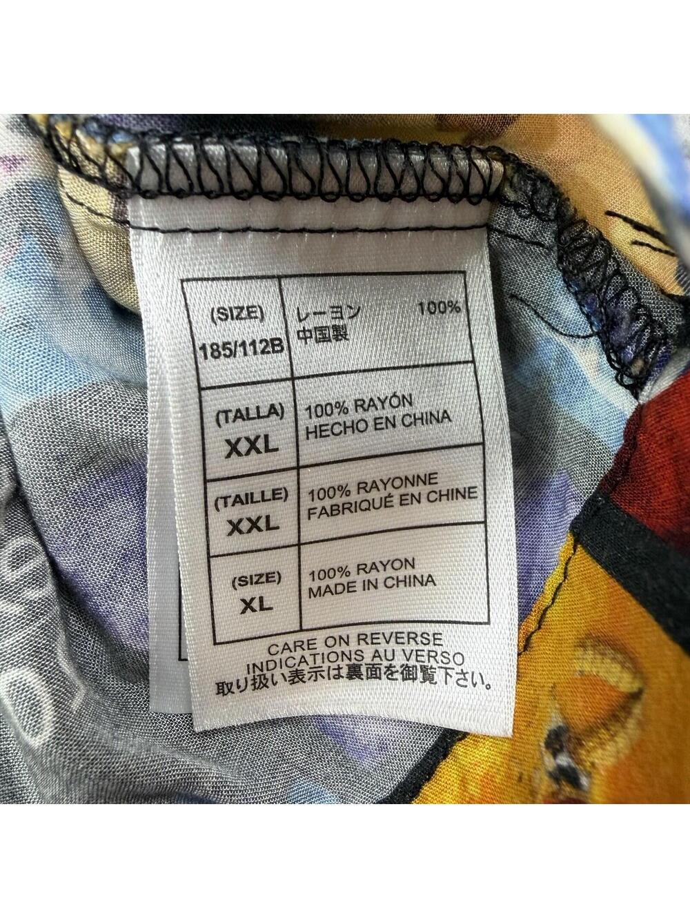 Disney D23 Expo 2019 Hawaiian Shirt XL Mickey Star Wars Pixar - Picture 10 of 11